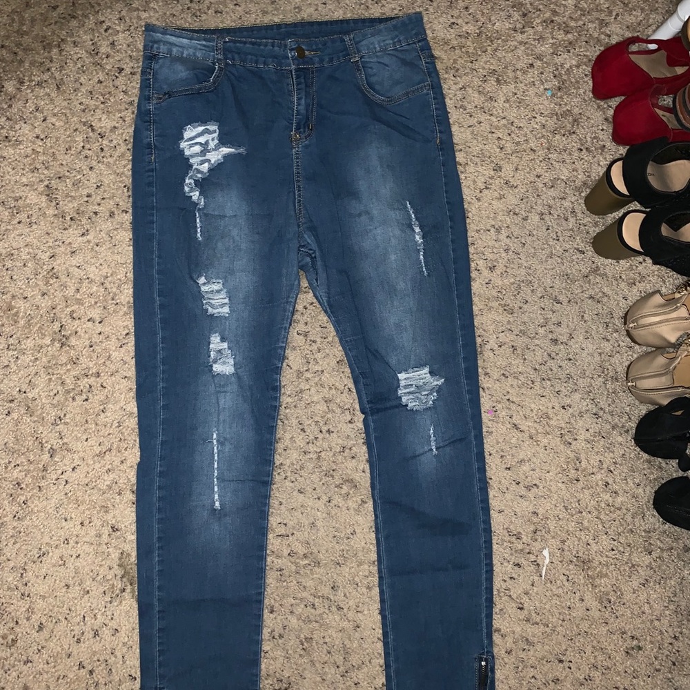 ripped jeans